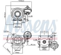 NISSENS 98225 Vanne EGR pour AUDI,FORD,SEAT,SKODA,VW