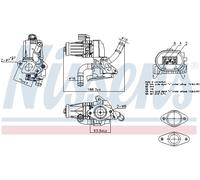 NISSENS 98232 Vanne EGR
