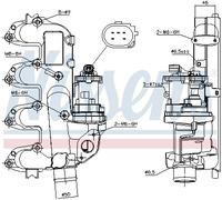 NISSENS 98234 Vanne EGR pour FORD