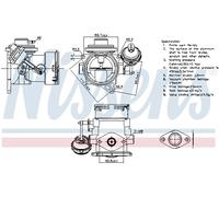 NISSENS 98297 Vanne EGR pour VW