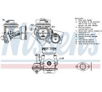 NISSENS 98300 Vanne EGR pour SEAT,SKODA,VW