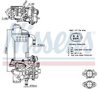 NISSENS 98325 Module-EGR pour AUDI,SEAT