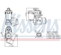 NISSENS 98347 Vanne EGR pour FORD
