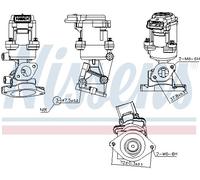 NISSENS 98350 Vanne EGR pour LAND ROVER