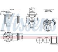 NISSENS 98352 Vanne EGR pour BMW