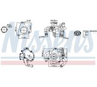 NISSENS 98404 Vanne EGR pour AUDI,SEAT,SKODA,VW