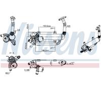 NISSENS 989275 Radiateur, réaspiration des gaz d'échappement pour AUDI,SEAT,SKOD