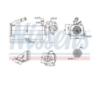 Nissens 989322 Radiateur Exhaust Gas Recirculation pour Ford Ranger Transit V363