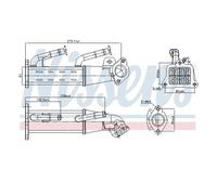 Nissens 989404 Radiateur Exhaust Gas Recirculation pour Ford Land Rover