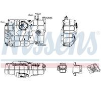 NISSENS 996162 Vase d'expansion, liquide de refroidissement pour SCANIA