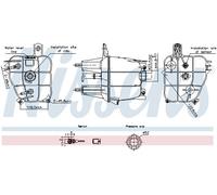 NISSENS 996241 Vase d'expansion, liquide de refroidissement pour CITROËN,FIAT,PE