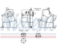 NISSENS 996308 Vase d'expansion, liquide de refroidissement pour FORD