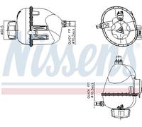NISSENS 996317 Vase d'expansion, liquide de refroidissement