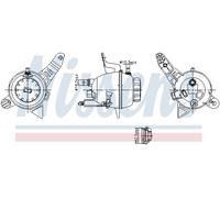 Vase d'expansion, liquide de refroidissement NISSENS 996390