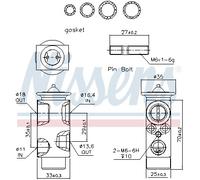 NISSENS Détendeur climatisation 999238