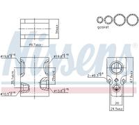 NISSENS 999346 Détendeur, climatisation pour OPEL,RENAULT,RENAULT TRUCKS,VAUXHAL