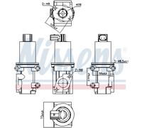 NISSENS AGR-Ventil Avec Joints Pour Fiat Stilo Doblo Bravo II 98185
