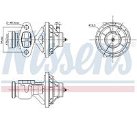 NISSENS 98342 Vanne EGR