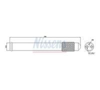NISSENS 95360 Filtre déshydratant, climatisation