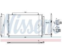 NISSENS Condenseur Climatisation Aluminium Pour Toyota WWA4_ AVA4_ ZSA4_