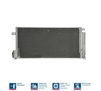 NISSENS Condenseur climatisation Condenseur De Clim 94899 pour FIAT PUNTO (199)