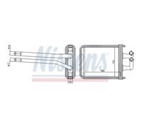 NISSENS 77540 Radiateur de chauffage