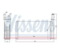 NISSENS 70016 Radiateur de chauffage