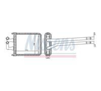 NISSENS Échangeur Thermique Radiateur de Chauffage Convient pour Kia Picanto 1.1