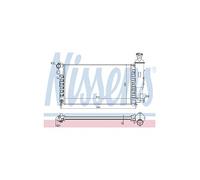 NISSENS Radiateur du moteur Module de Refroidisement 61276 Largeur de filet 322mm Longueur de filet 532mm Profondeur de filet 23mm
