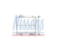 Radiateur, refroidissement moteur NISSENS 62855