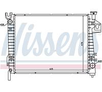 NISSENS Radiateur du moteur Module de Refroidisement Largeur de filet 479mm Longueur de filet 615mm Profondeur de filet 26mm Compatible avec DODGE RAM 2500 Pick-up D1, DC, DH, DM, DR 69018