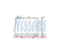 NISSENS Radiateur du moteur Module de Refroidisement Largeur de filet 688mm Longueur de filet 500mm Profondeur de filet 16mm Compatible avec MITSUBISHI PAJERO IV V8W, V9W 628959