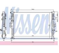 NISSENS 69253 Radiateur du moteur