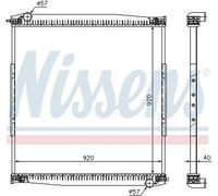 NISSENS Radiateur du moteur pour MAN LION´S COACH pour SCANIA IRIZAR PB 67282