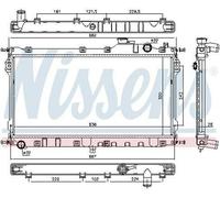 Nissens 68559 Radiateur refroidissement du moteur