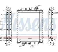 NISSENS Radiateur du moteur pour VOLVO FL 606366