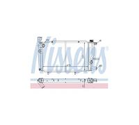 Nissens Radiateur de refroidissement du moteur 63425
