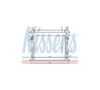 NISSENS Radiateur, refroidissement du moteur 64311A Compatible avec: LAND ROVER DEFENDER Cabrio, LAND DEFENDER Pick Up, LAND DEFENDER Pritsche/Fahrgestell, LAND DEFENDER Station Wagon
