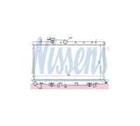 NISSENS Radiateur, refroidissement du moteur 67711
