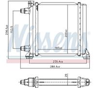 NISSENS Refroidisseur D’Eau MINI Cooper S John 607256 Radiateur 16