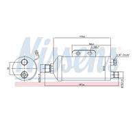 NISSENS Sèche-linge Climatisation Acier Convient pour Hyundai Sonata IV Ef 95354