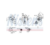Nissens Turbocompresseur, suralimentation 93483 pour IVECO