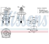 NISSENS 98474 Vanne EGR