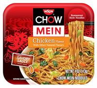 Nissin Chow Mein Lot de 8 sachets de saveur poulet 118 ml
