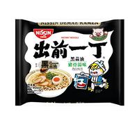 Nissin Demae Ramen Instant Noodle Black Garlic Oil Tonkotsu Flavour 100g (5 packs)