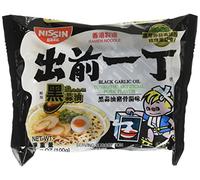 Nissin Demae Ramen noir Huile d'ail Tonkotsu Saveur nouilles instantanées 100g x 30