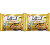 Nissin - Demae Ramen - Saveur de curry japonais - 1 x 100g (l'emballage peut varier) (Lot de 2)