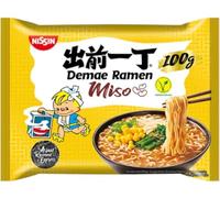 Nissin Demae Ramen Saveur Miso 100g/Sachet - Offres de 5, 10, 20, 30 et 60 Sachets - Livraison Gratuite France (5 sachets)