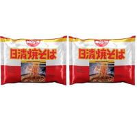 NISSIN - Demae Ramen - Saveur Yakisoba -1 carton de 10 sachets de 100g (Lot de 2)