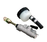 NISSIN Maître-cylindre de frein arrière quad Ø 12.7mm / entraxe 49mm - argent